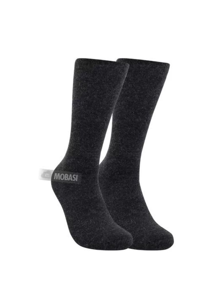 Pack de 6 calcetines térmicos de lana para invierno, gruesos, sin costura, color oscuro-2