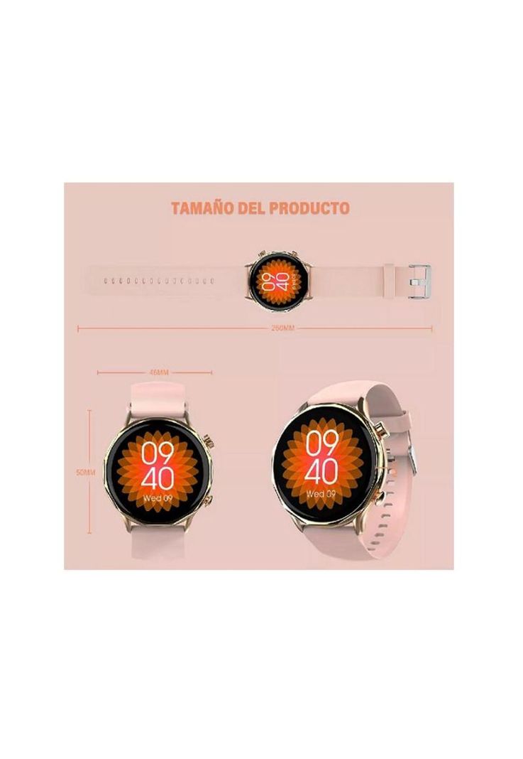 Smartwatch para mujer, reloj inteligente, reloj bluetooth...-1