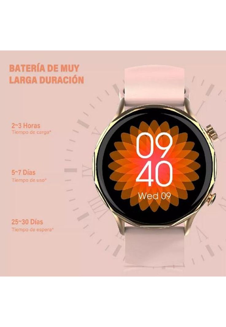 Smartwatch para mujer, reloj inteligente, reloj bluetooth...-2