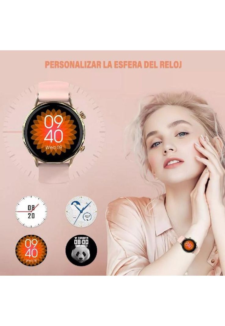 Smartwatch para mujer, reloj inteligente, reloj bluetooth...-4