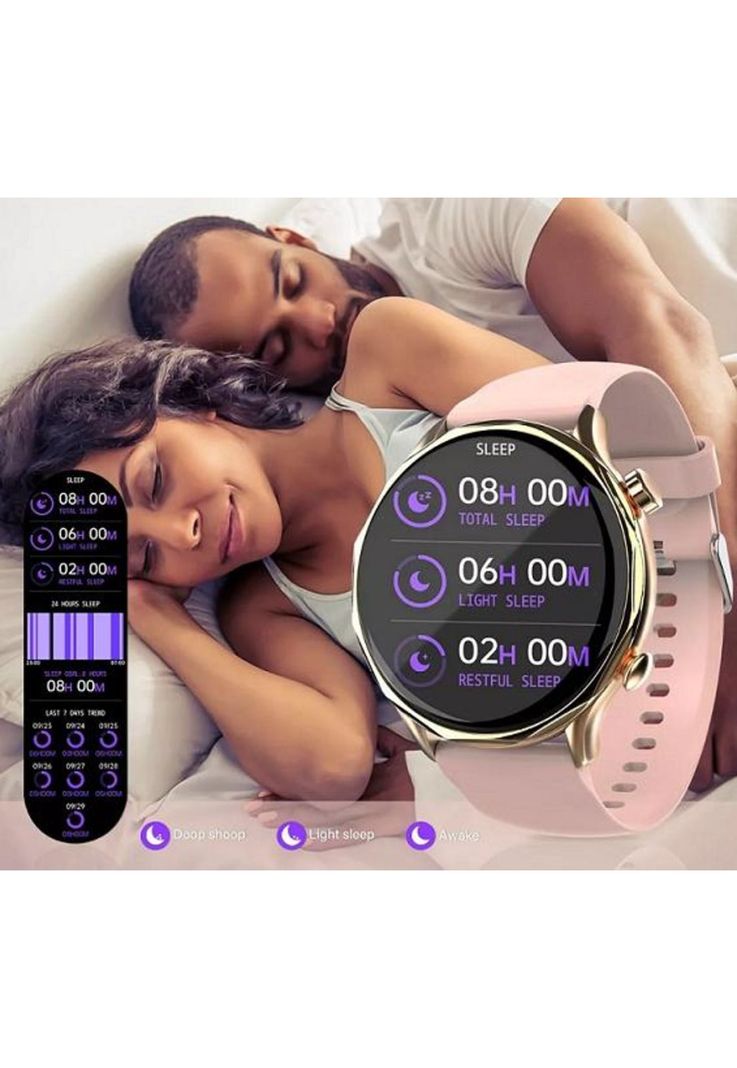 Smartwatch para mujer, reloj inteligente, reloj bluetooth...-5