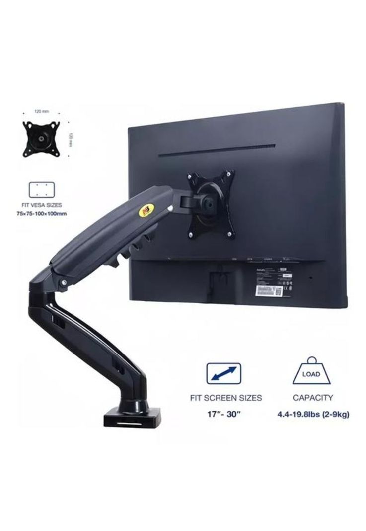Soporte base monitor de pantalla brazo base TV 17-30 negro-1