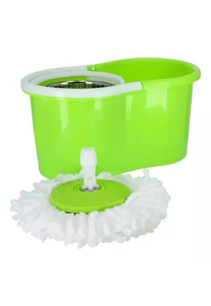 Trapeador giratorio para piso con mopa gir verde-1