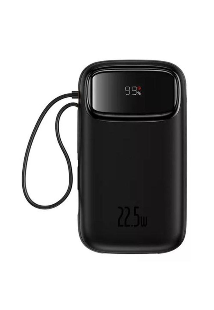 Power bank Baseus lightning y tipo C 20000 mAh 22.5W negro-0