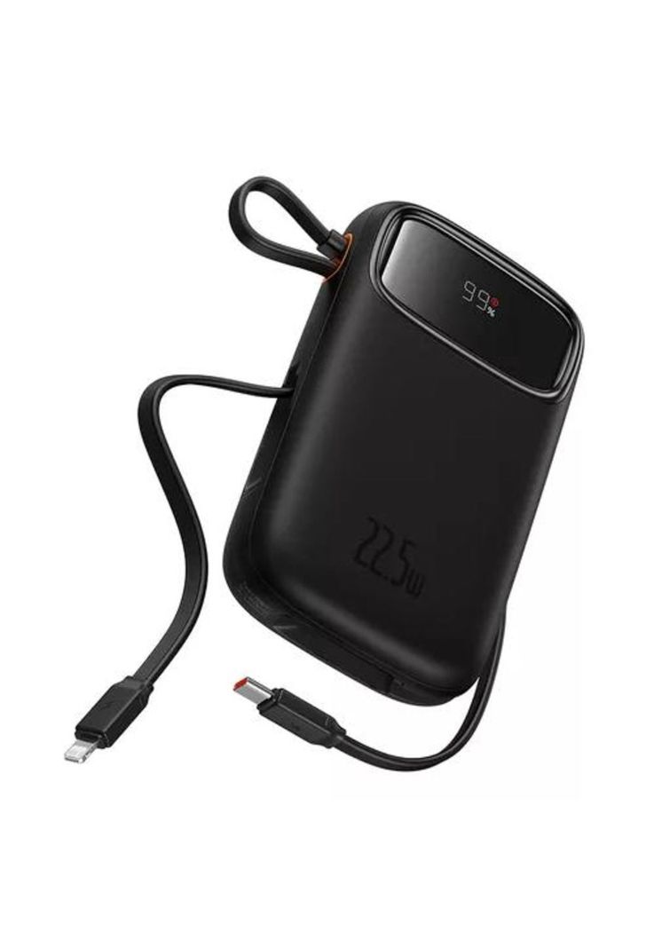 Power bank Baseus lightning y tipo C 20000 mAh 22.5W negro-2