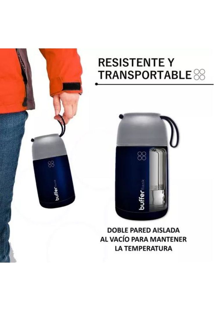 Termo de Comida y Líquido Buffer - Multipropósito, 630 ml + Cuchara-1