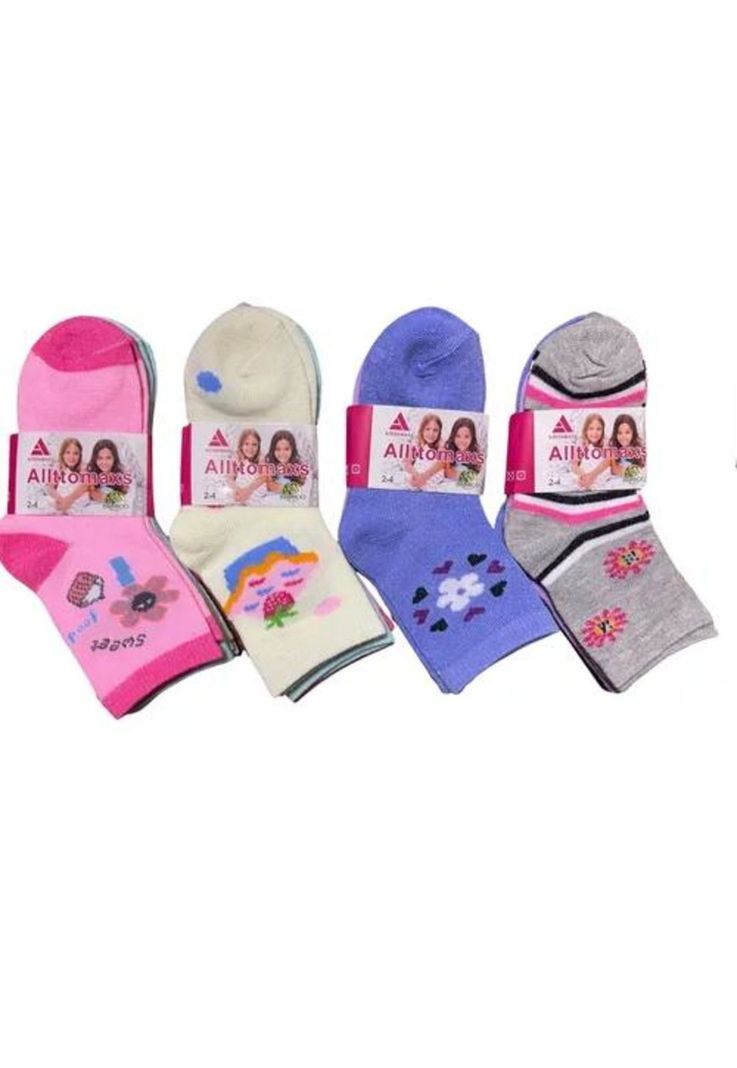 Pack de 12 pares de calcetines largos para niña, calcetas de bambú, tallas 2-10-1