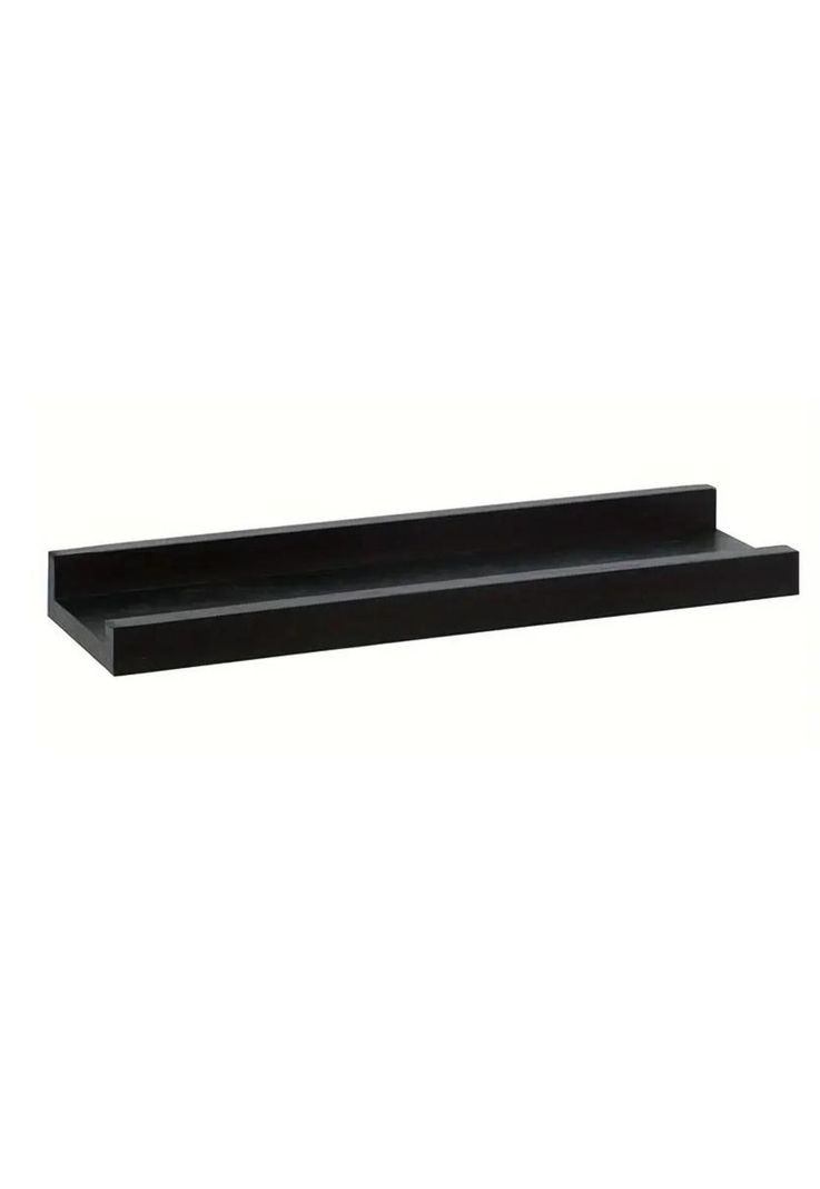 Repisa Flotante Modelo Corchete 150cm Negro-0