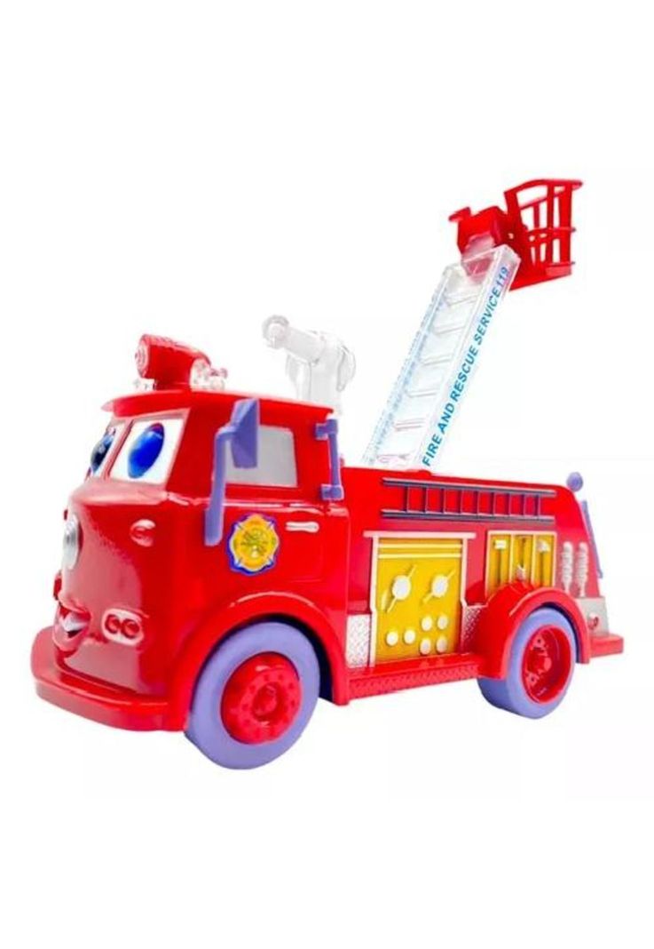 Camión de bomberos juguete color rojo-0