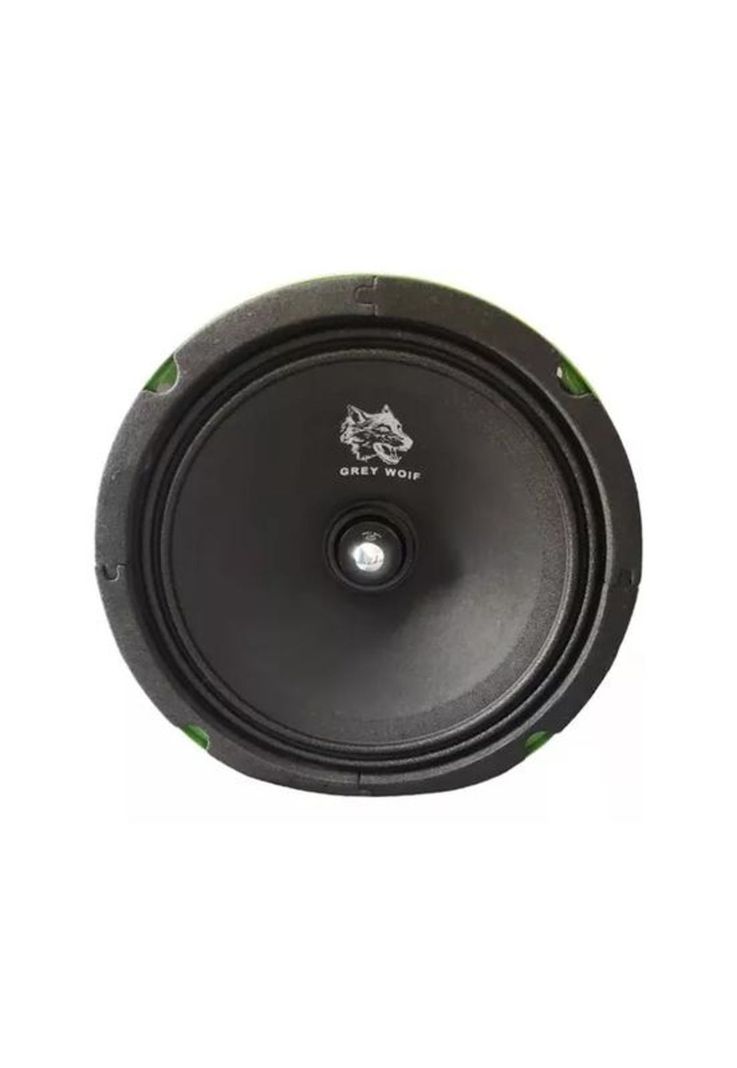 Parlante medio para auto 600W 16.7cm redondo 6.4", color negro-2
