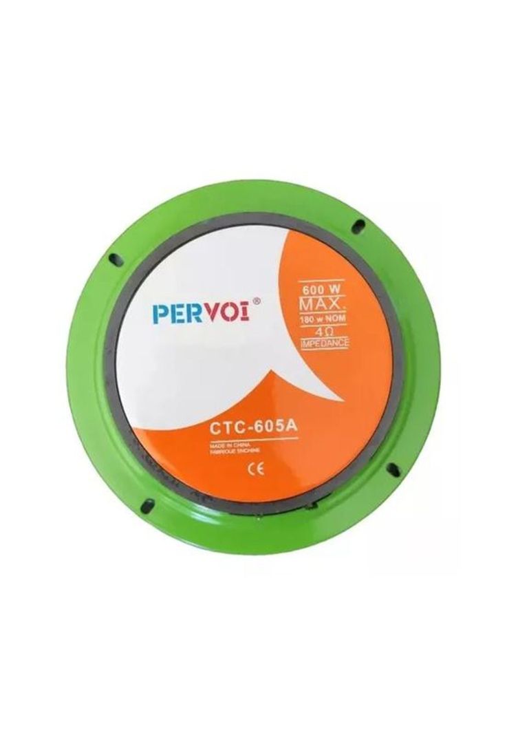Parlante medio para auto 600W 16.7cm redondo 6.4", color negro-3