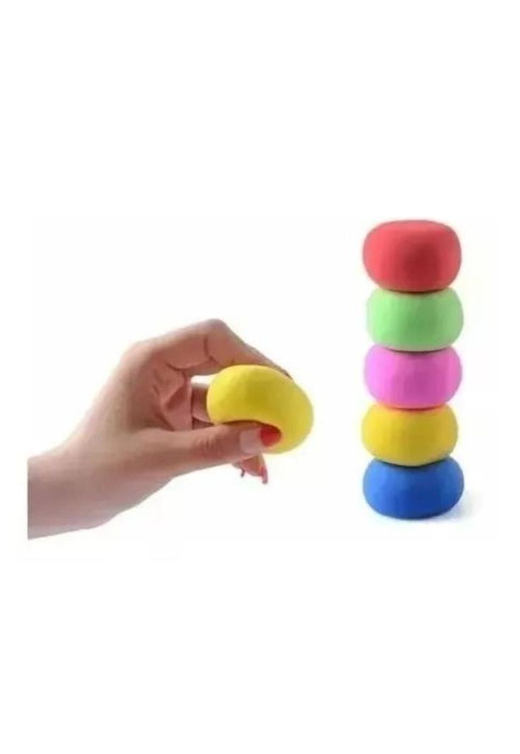 Pack de 12 colores de masa flexible funny gummy/goma eva moldeable-0