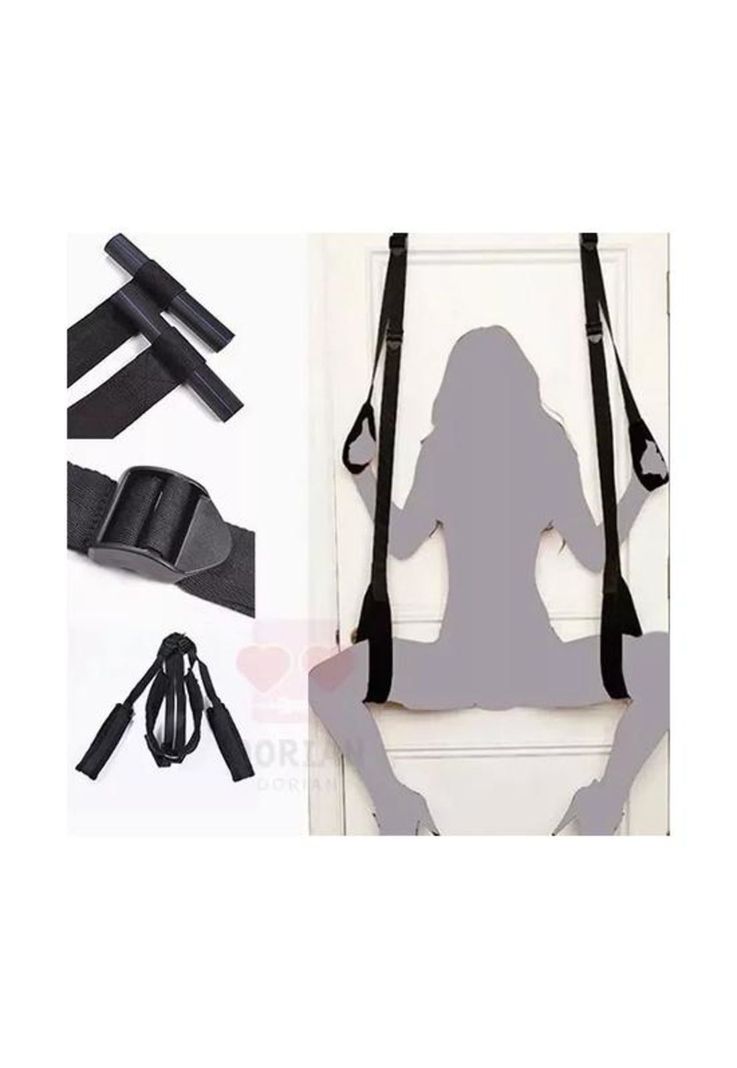 Kit BDSM de 3 piezas, columpio sexual de techo, bondage y masoquismo-2