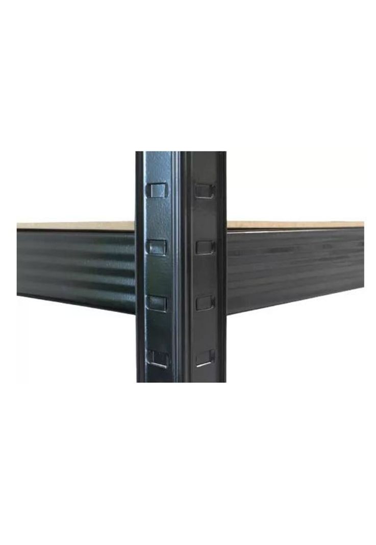 Estante Metálico Negro 5 Niveles Altura Ajustable 180x90x40-2