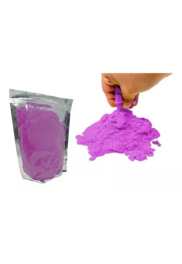Arena mágica o kinética para jugar de 1 kg color rosa-1