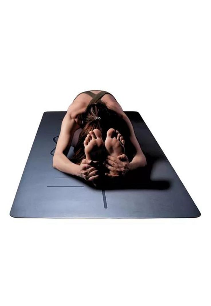 Mat de Yoga de 8 mm - Eco con Guías Dobles, con Bolso + Correa-4
