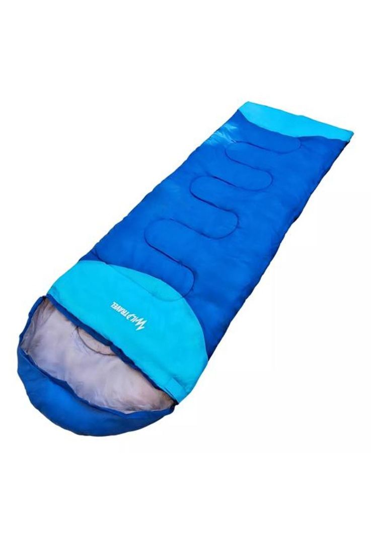 Saco de dormir ultra ligero verano Wild Travel +5º+25º 1200g azul-0