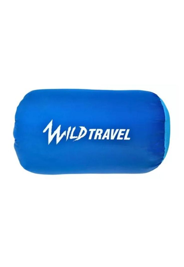 Saco de dormir ultra ligero verano Wild Travel +5º+25º 1200g azul-5