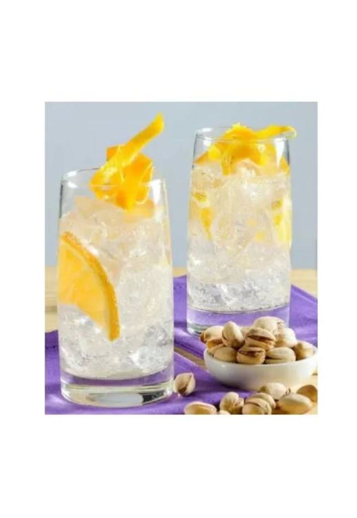 Set 6 Vasos Altos 388cc Toledo Vidrio Cristar Mojitos Bebida Transparente-3