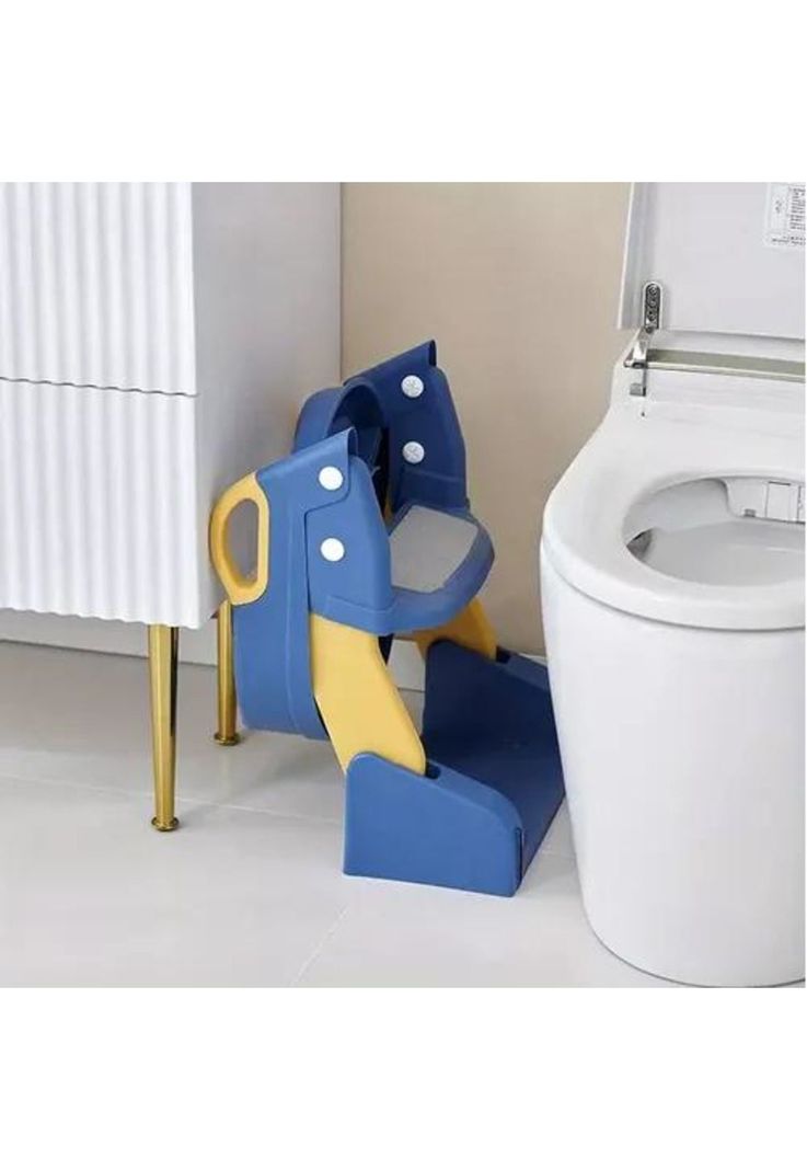 Pelela Asiento Adaptador - Escalera Inodoro WC, 3 en 1, Niños, XL-6