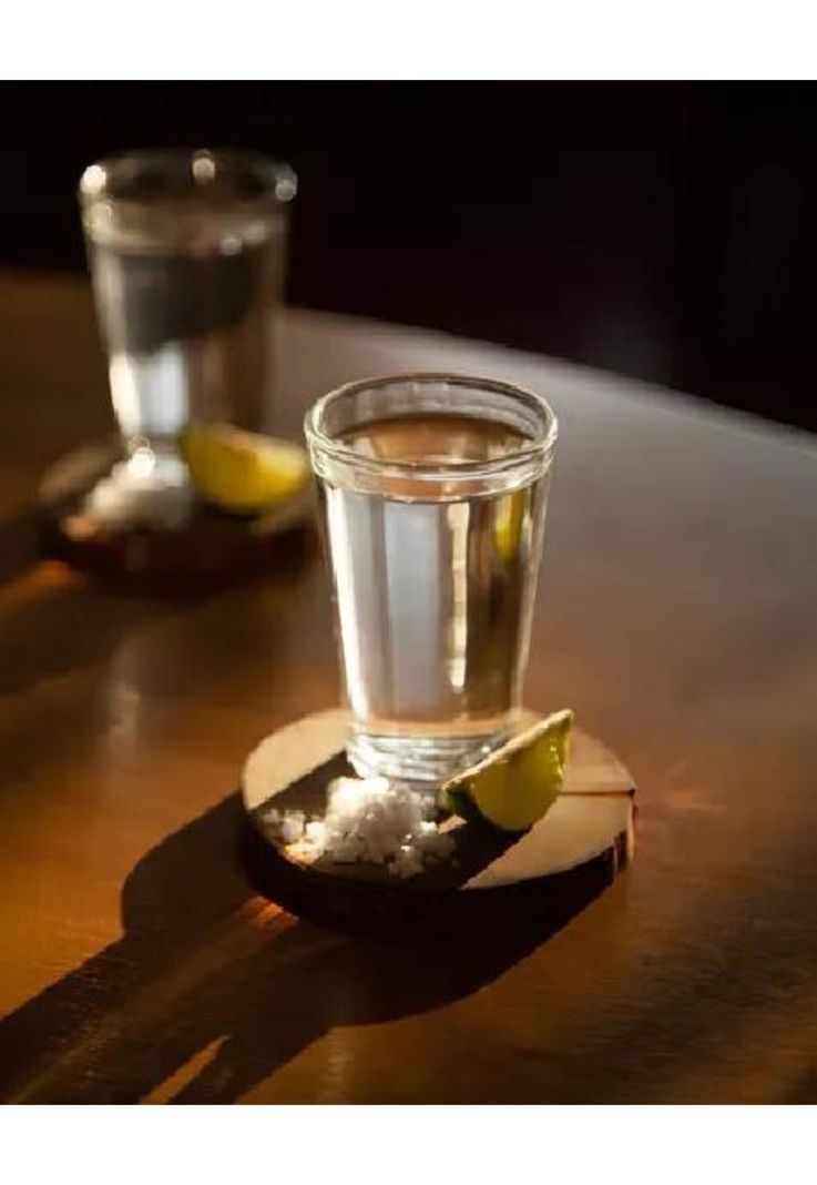 Set 6 Vasos Shot Tequila Cortos Vidrio Transparente-2