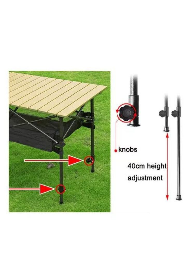 Mesa plegable para camping portátil multiuso exteriores-4