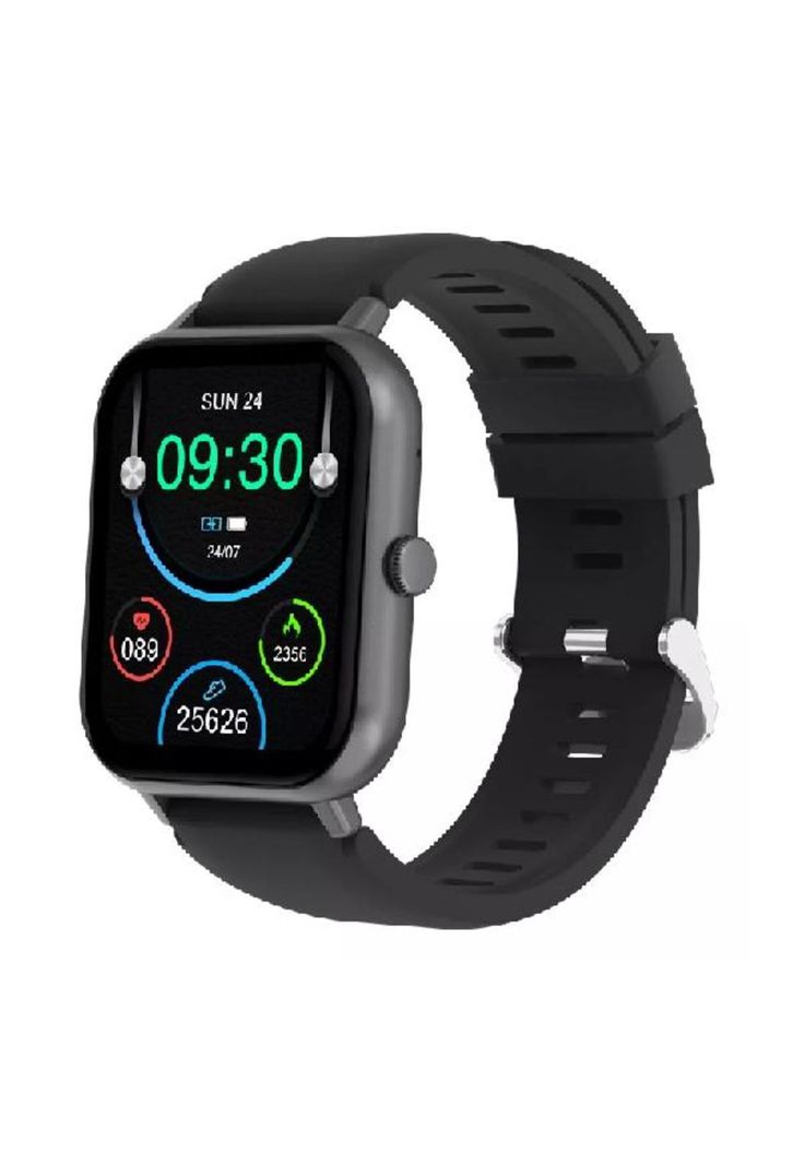 Reloj inteligente smartwatch deportivo color negro-0