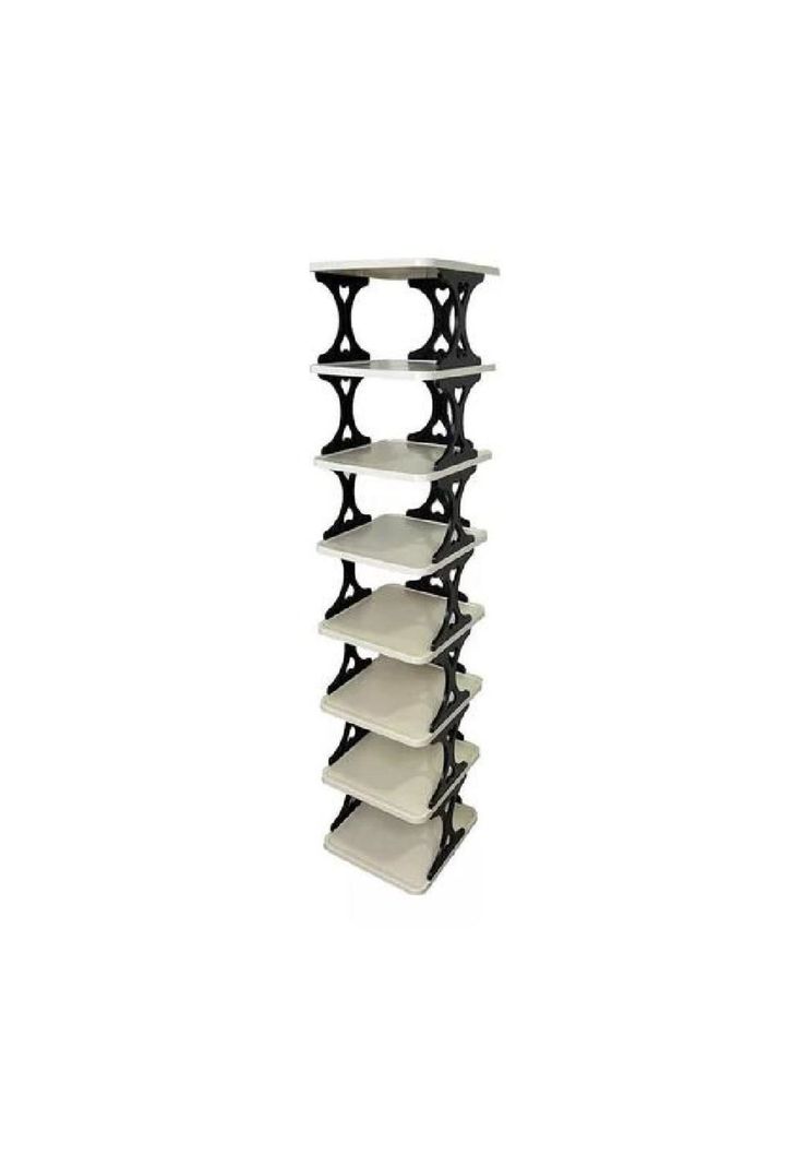 Organizador de zapatos 8 niveles negro-2