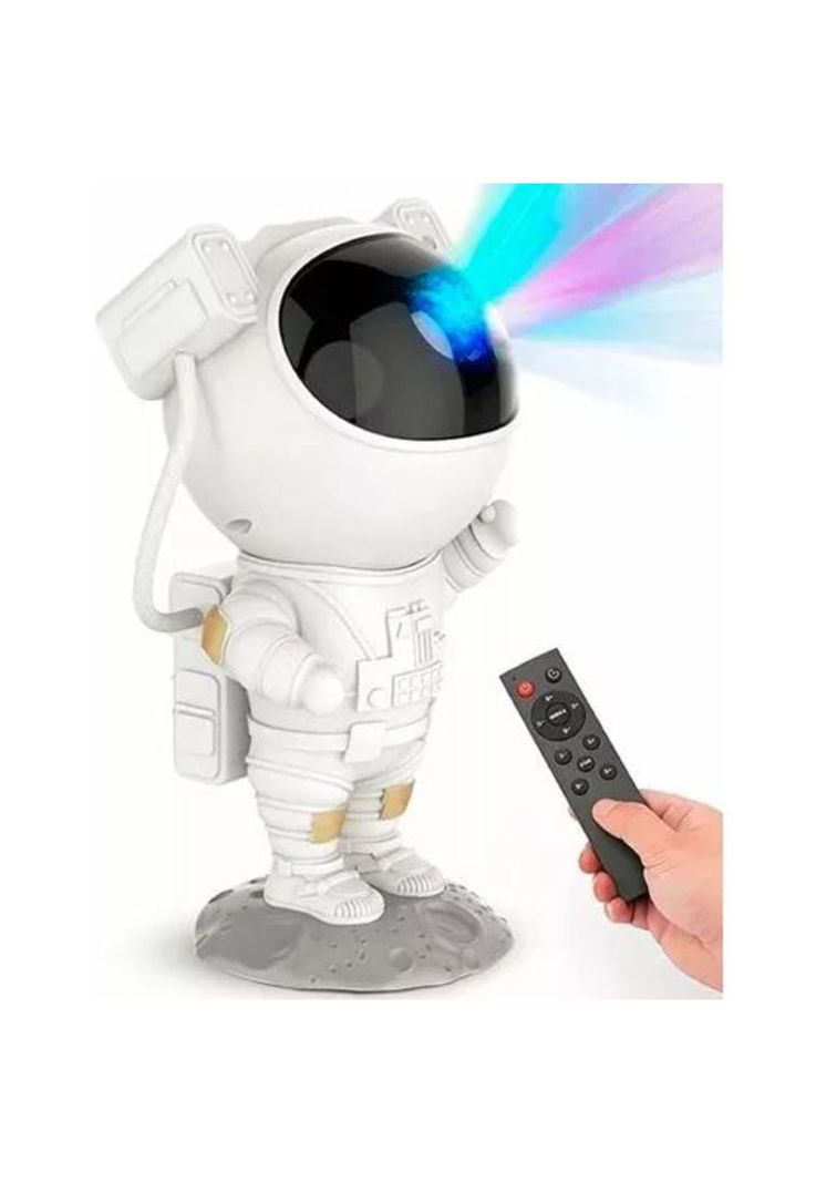 Proyector lámpara LED de galaxia, astronauta, color blanco-0