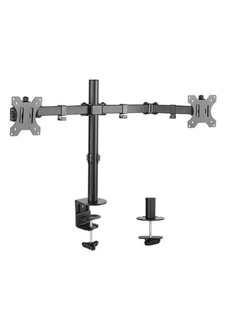 Soporte de mesa para monitor doble de 13 a 32 pulgadas-6