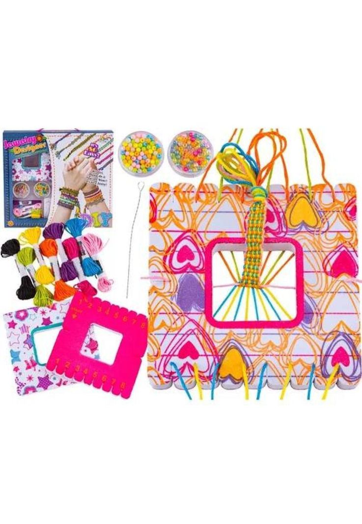 Set de mostacillas para hacer pulseras de hilo DIY-0