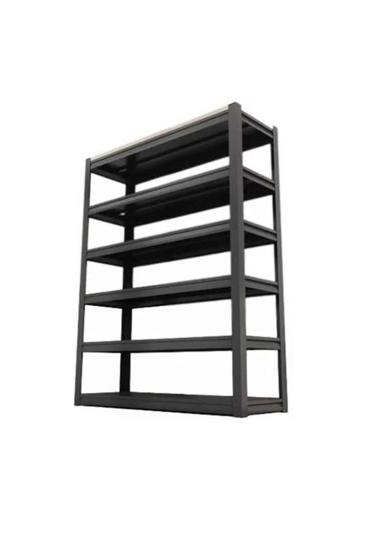 Repisa Metálica Armable 100x30x183cm color Negro-0