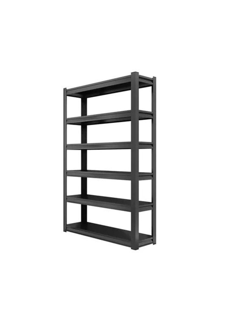 Repisa Metálica Armable 100x30x183cm color Negro-1