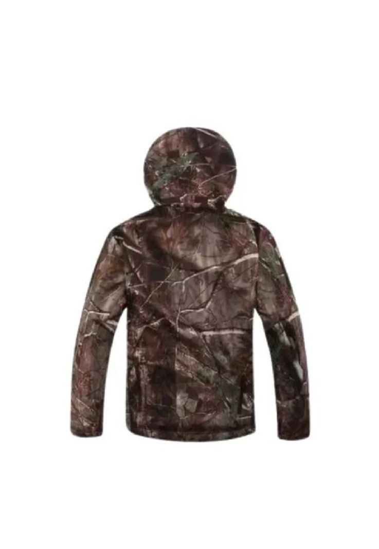 Chaqueta softshell táctica militar con capucha impermeable, talla XL-1