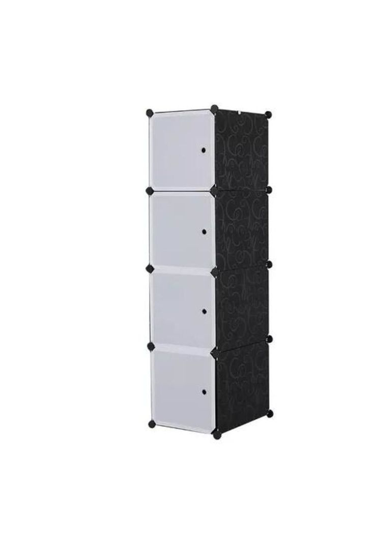 Organizador de closet 4 módulos para baño o ropero armable-0