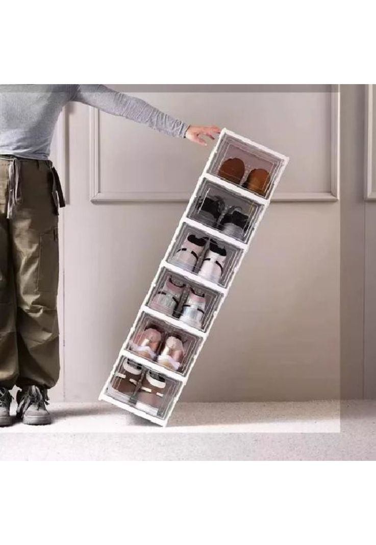 Zapatera Plegable Organizador 6 Niveles Firme-2