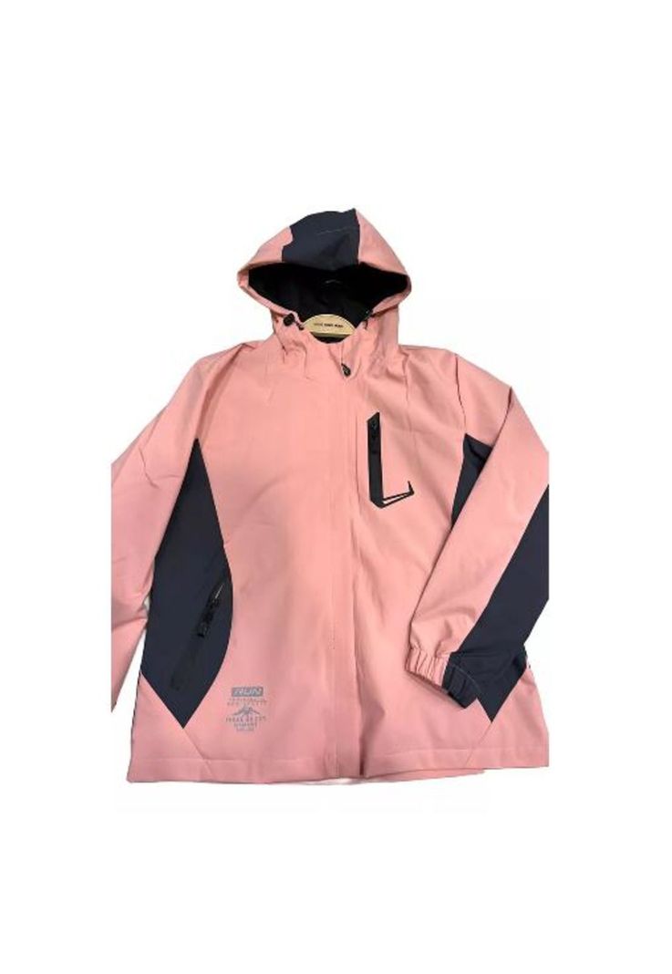 Chaqueta cortaviento deportiva ultra liviana micropolar rosa, talla XS-1