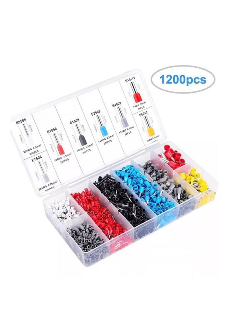Set alicate crimpador + 1200 terminales alicates crimpadora-4