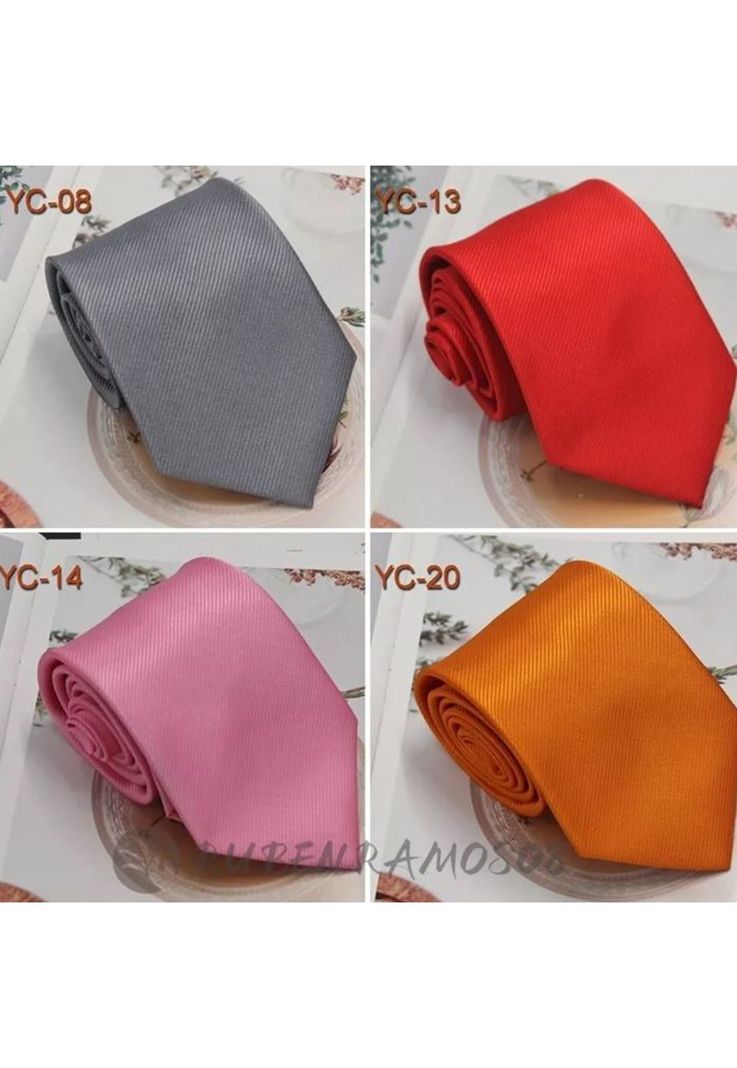 Corbata traje de vestir, rojo-3