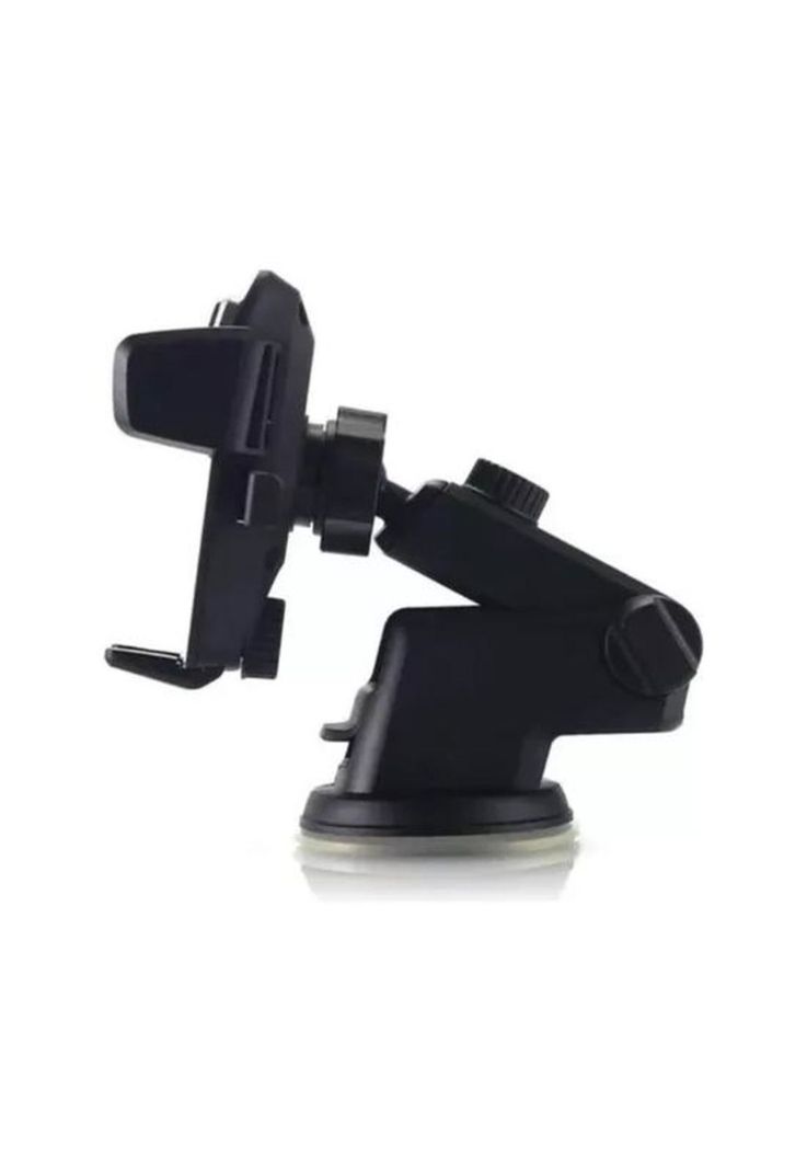 Porta celular GPS para auto, parabrisas ajustable, color negro-0