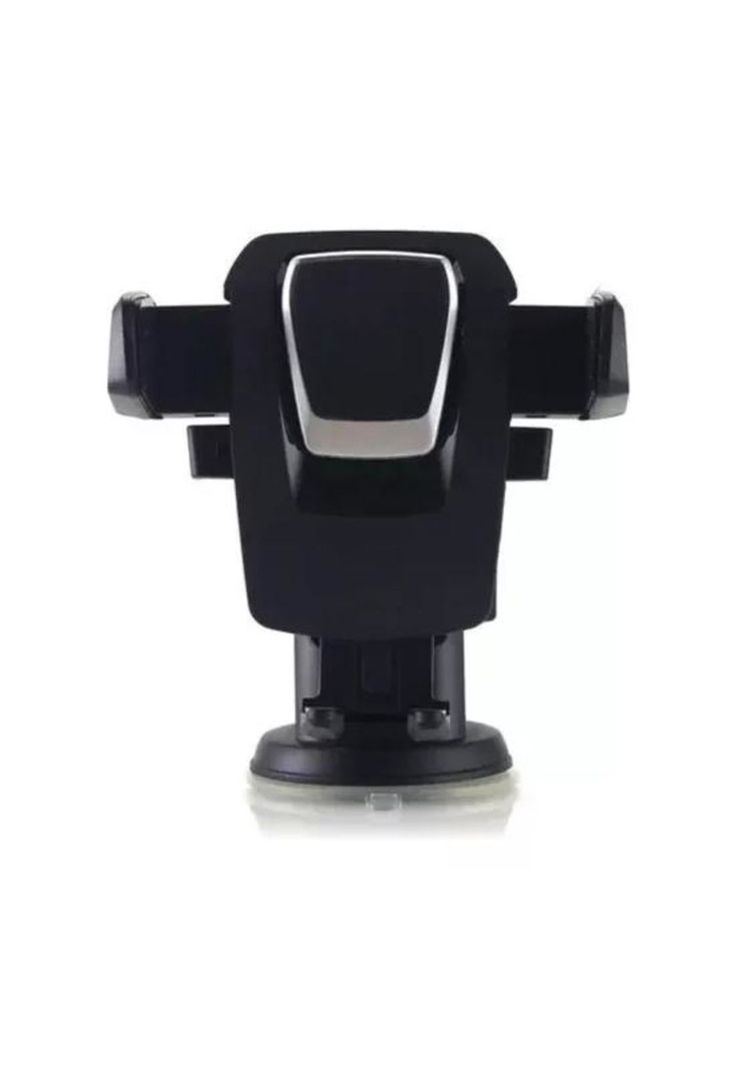 Porta celular GPS para auto, parabrisas ajustable, color negro-5