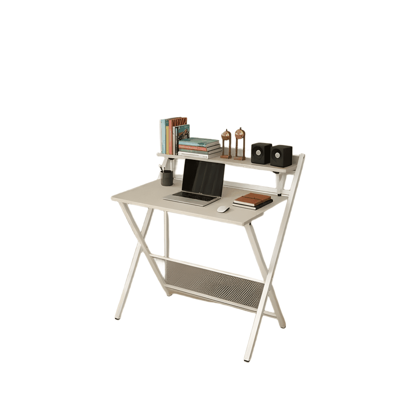 Mesa plegable escritorio dos cubiertas