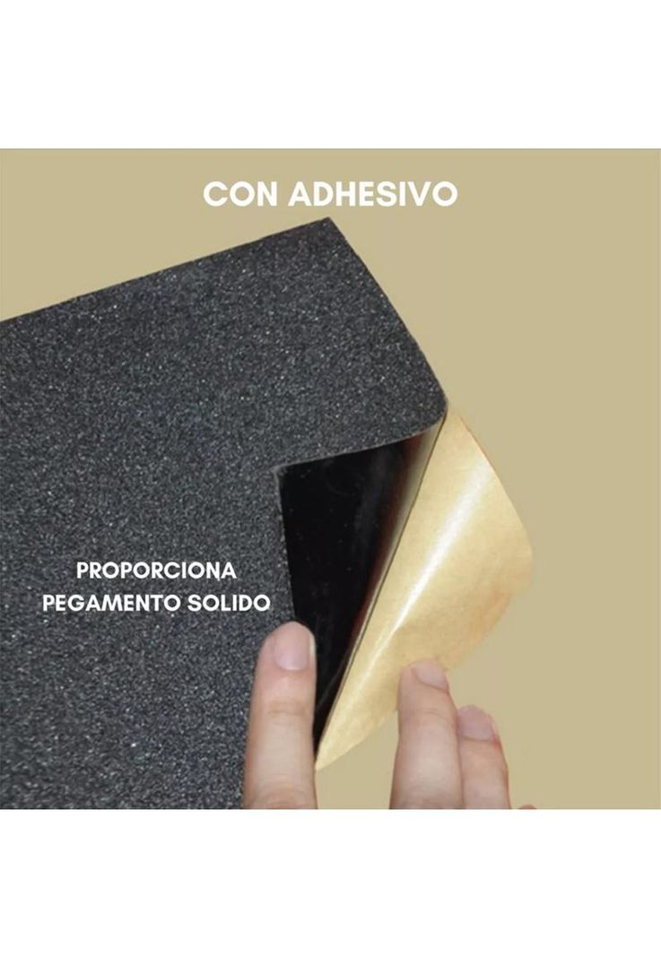Lija skate grano fino adhesiva laminates patinetas 32x9, negro-4