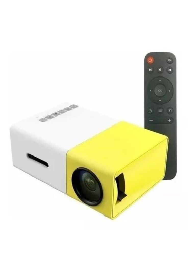 Mini proyector portátil Full HD mini projector T3 amarillo-0
