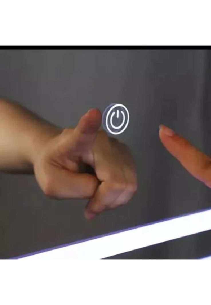 Espejo de Pared Irregular con Tres Tipos de Luces LED 80x60cm-2