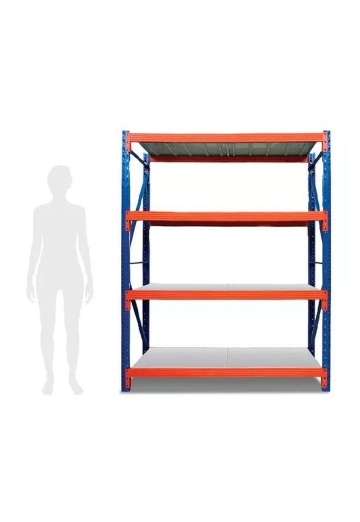 Estante Metálico Rack 200x150x50cm 400kg Armado Rápido-1