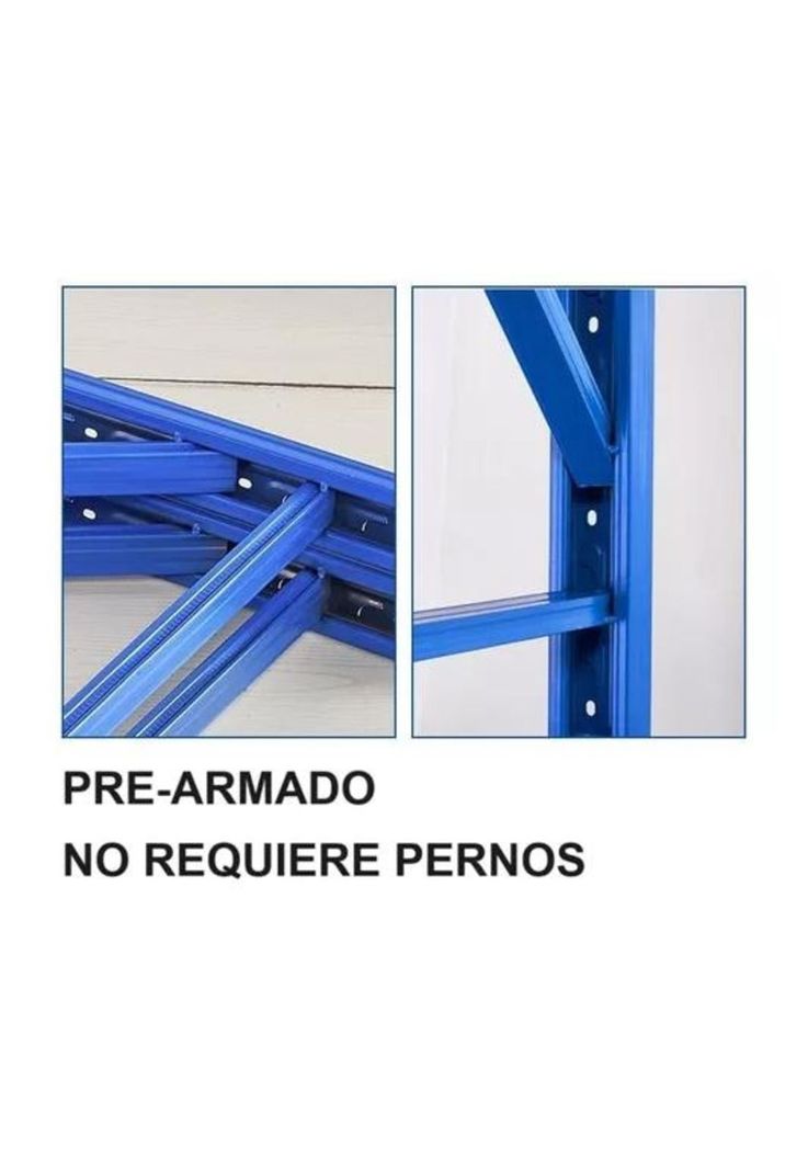 Estante Metálico Rack 200x150x50cm 400kg Armado Rápido-2