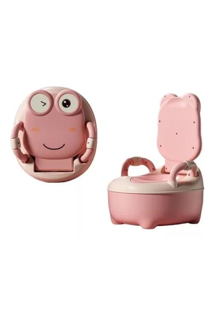 Pelela Baño Rana - Niño y Niña, Color Rosado-0
