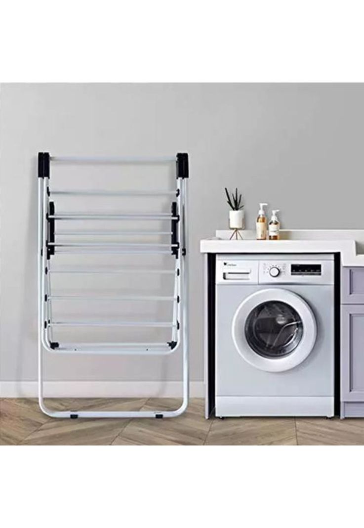 Tendedero plegable 156.5x58.5x95cm Blanco-4