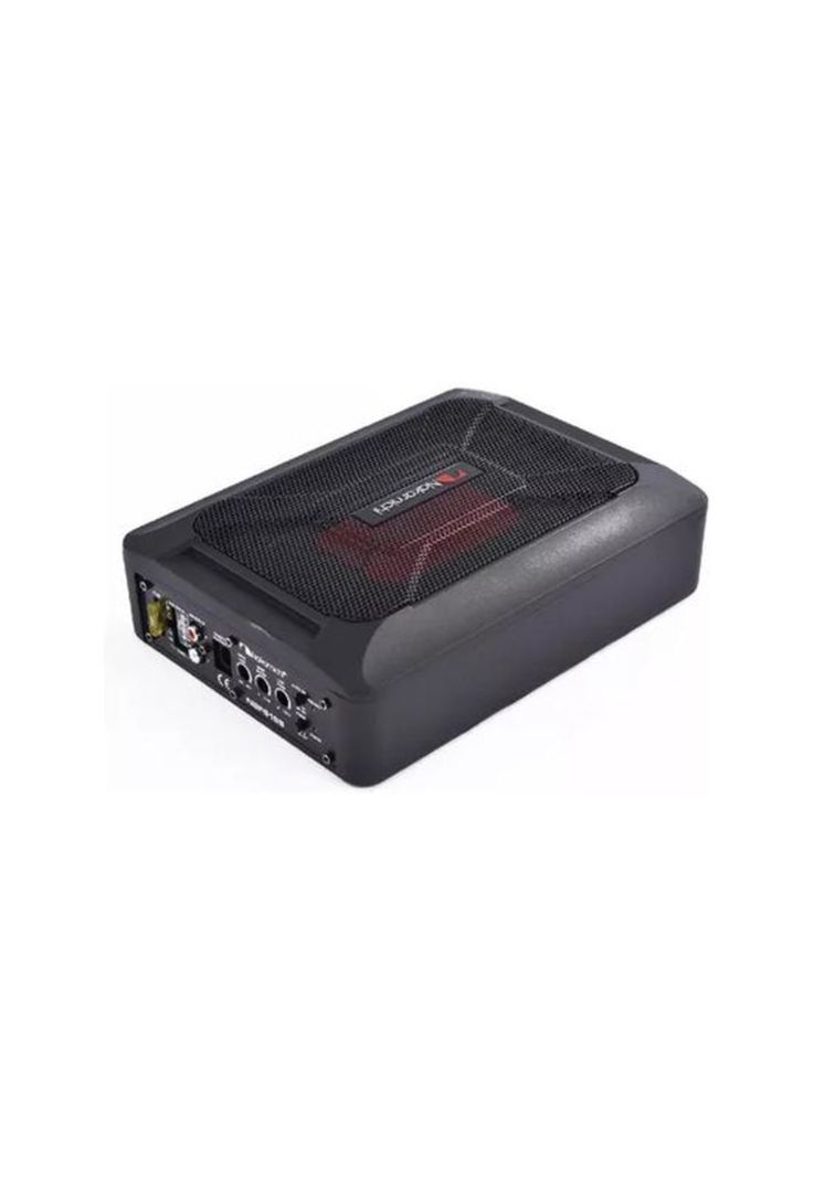 Caja subwoofer amplificada delgada Nakamichi 100W RMS, color negro-0